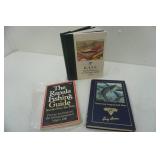 Lot of vintage fishing books
