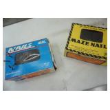 28" Stanley hand saw and nails and tools