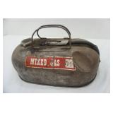 Vintage metal gas tank