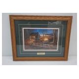 Jim Hansel Simpler times framed picture