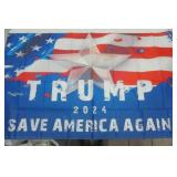 Trump flag with grommets