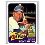 Tony Oliva 1965 Topps Rookie Cup #340 Vintage Minnesota Twins Baseball Card