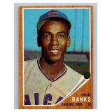 Ernie Banks 1962 Topps #25 Vintage Baseball Card