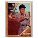 Harmon Killebrew 1962 Topps #70 Vintage Baseball Card