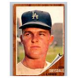 Don Drysdale 1962 Topps #340 Vintage Baseball Card