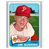Jim Bunning 1965 Topps #20 Vintage Baseball Card Minnesota Twins