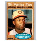 Frank Robinson 1962 Topps Sporting News All-Star #396 Vintage Baseball Card