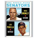 Lou Piniella RC 1964 Topps Senators Rookie Stars #167 Vintage Baseball Card