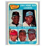 Willie Mays / Billy Williams / Orlando Cepeda 1965 Topps NL HR Leaders #4 Vintage Baseball Card