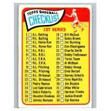 1965 Topps 1st Series Checklist #79 Vintage Baseball Card