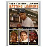 Roberto Clemente / Hank Aaron 1964 Topps NL HR Leaders #7 Vintage Baseball Card