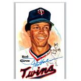 Rod Carew Signed /10,000 1991 Perez-Steele Galleries Postcard #207 03677/10,0000 - Rare Minnesota Twins Baseball Card