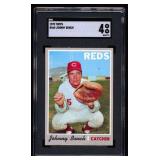 Johnny Bench 1970 Topps #660 SGC Graded 4 VG-EX Vintage Baseball Card