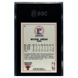 Michael Jordan SGC 9 Mint 1989-90 NBA Hoops All-Star #21Basketball Card