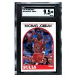 Michael Jordan SGC 9 Mint 1989-90 NBA Hoops #200 Basketball Card