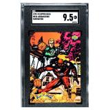 Michael Jordan / Larry Bird SGC 9.5 Mint+ 1992-93 Upper Deck Fanimation #510 Basketball Card