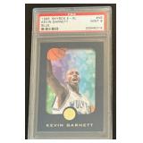 Kevin Garnett RC PSA 9 Mint 1995 Skybox E-XL Blue Rookie Minnesota Timberwolves Basketball Card