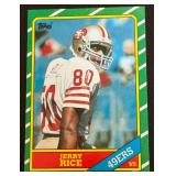 Jerry Rice RC 1986 Topps #161 Rookie Vintage Football Card