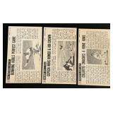 1964 Topps Giant 3 Card Star Lot - Orlando Cepeda #55, Jim Bunning #19, Rocky Colavito #9 Vintage Baseball Cards
