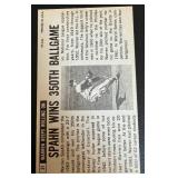 Warren Spahn 1964 Topps Giant #31 Vintage Baseball Card