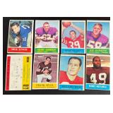 1964 Philadelphia Football 8 Card Vintage Lot