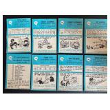 1964 Philadelphia Football 8 Card Vintage Lot