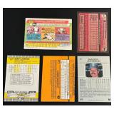 Randy Johnson 5 Card RC Lot - Topps, Leaf, Donruss, Fleer Baseball Rookie Cards