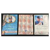 Derek Jeter 3 Card Lot w/ Rookie - 1994 Bowman