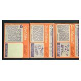 Minnesota Vikings 1970 Topps 3 Card Vitage Football Star Lot - Jim Marshall, Dave Osborn, Carl Eller