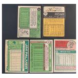 Jim Palmer 5 Card Lot - 1973 / 1974 / 1975 / 1976 / 1977 Vintage Baseball Cards
