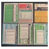 Don Sutton 6 Card Lot - 1973 / 1975 / 1976 / 1977 / 1979 / 1980 Vintage Baseball Cards