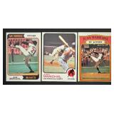 Juan Marichal 3 Card Lot - 1972-1974 Vintage Baseball Cards