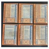 1978 Topps 6 Card Star Lot - Gary Carter, Dennis Eckersley, Keith Hernandez, Joe Niekro, Tony Perez, Don Baylor Vintage Baseball Cards
