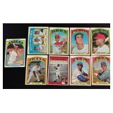 1972 Topps Baseball HOF and Star 9 Card Vintage Lot