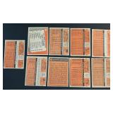 1972 Topps Baseball HOF and Star 9 Card Vintage Lot