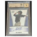 Erik Komatsu Graded 10 Pristine Card / 10 Auto /25 - 2011 Leaf Metal Draft Rainbow Blue #EK1 Rookie Baseball Card
