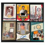 15 Card Baseball Relic/Auto Lot - See Description