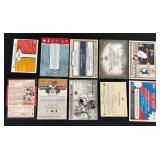 10 Card Baseball Star Relic Lot - Gary Sheffielf Bat Relic, Jim Edmonds, Pete Alonso, Rafael Palmeiro, Kevin Brown, Larry Walker, Alex Rodriguez/Miguel Tejada, Cole Hamels /99, Aramis Ramirez, Adam Du