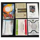 6 Jacksonville Jaguars Autos, Relic, Numbered Cards - Keenan McCardell Auto /40 and Relic /350, Fred Taylor Relic, Byron Leftwich Relic, LeBrandon Toefield Rookie Auto, Reggie Williams Relic Football 