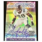 Tony Brackens Auto Refractor 2000 Topps Finest Moments Certified Autograph Issue #FM-25 Signed Football Card