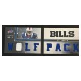 Ty Warren Multi Relic Playbook /199 and Rookie Relic /299 - 2013 Rookie Playbook #32, numbered 100/199 and 2012 Black Football Onyx #31 numbered 132/299 Rookie Football Cards