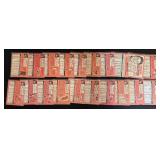 1969 Topps Baseball 20 Card Vintage Lot