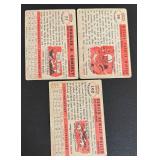 1956 Topps Football 3 Card Vintage Lot