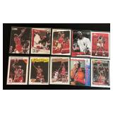 Michael Jordan 10 Card Basketball Lot