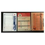 Mike Trout and Bryce Harper 3 Card Refractor Baseball Lot