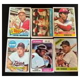 6 Card Vintage Baseball Star Lot - (3) Frank Robinson, Harmon Killebrew, Tony Perez, Luis Aparicio Vintage Baseball Cards
