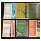 6 Card Vintage Baseball Star Lot - (3) Frank Robinson, Harmon Killebrew, Tony Perez, Luis Aparicio Vintage Baseball Cards