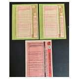 Nolan Ryan 3 Card Lot 1981 and 1985 Topps Baseball