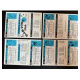 1980-1981 Topps Basketball 4 Card Vintage Lot