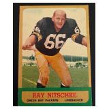Ray Nitschke RC 1963 Topps #63 Rookie Vintage Green Bay Packers Football Card